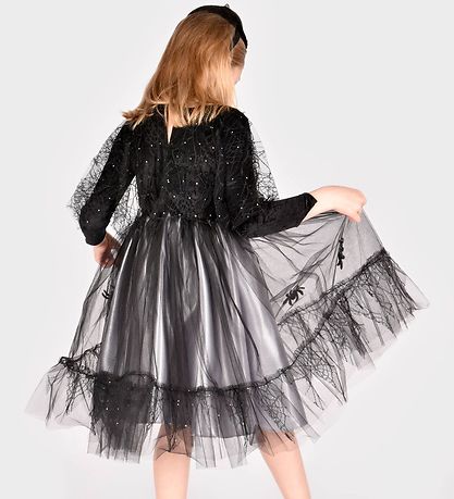 Den Goda Fen Costume - Witch w. Witch Hat - Black Den Goda Fen Costume - Witch w. Witch Hat - Black