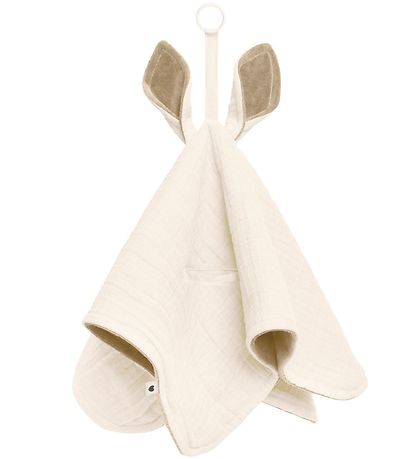 Bibs Comfort Blanket - 40x40 cm - Kangaroo - Ivory/Vanilla