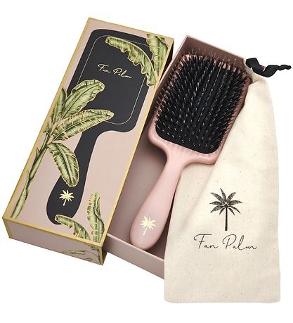 Fan Palm Hairbrush - Large - Double Bloom