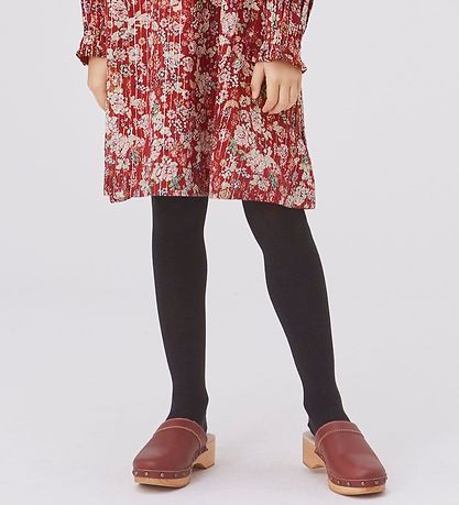 Molo Tights - Glitter Rib Tights - Deep Oak