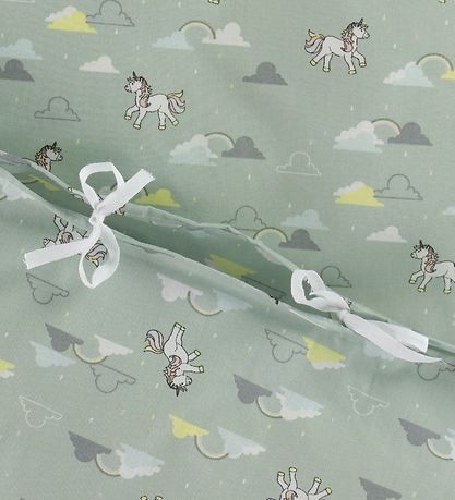 Nørgaard Madsens Bedding - Junior - Mint w. Unicorn Nørgaard Madsens Bedding - Junior - Mint w. Unicorn