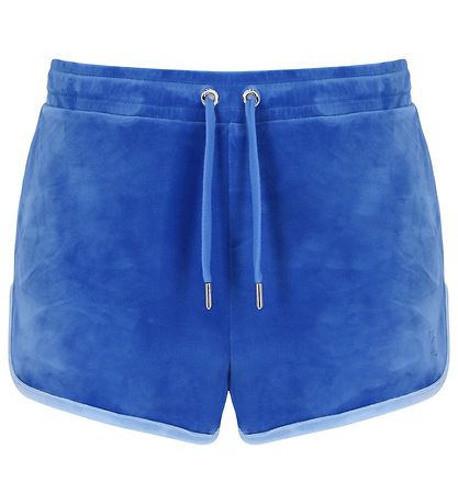 Juicy Couture 반바지 - 벨루어 - 군청색