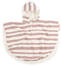 Done By Deer Towel Poncho - 68x50 cm - Stripes Powder Done By Deer Towel Poncho - 68x50 cm - Stripes Powder