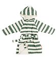 Done By Deer Bathrobe - Stripes Green Done By Deer Bathrobe - Stripes Green