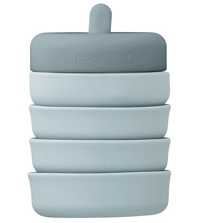Liewood Foldable Water Bottle - Wilson - 500 mL - Sea Blue/Whale