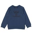 Hummel Sweatshirt - hmlSteen - Ensign Blue w. Logo