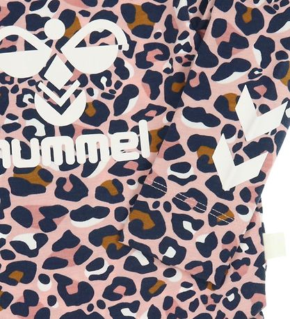 Body m/l Hummel - hmlMarie - Pale Mauve av. Imprimé léopard/Logo Body m/l Hummel - hmlMarie - Pale Mauve av. Imprimé léopard/Logo
