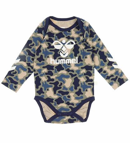 Body m/l Hummel - hmlSteen - Vétiver Camouflage av. Logo Body m/l Hummel - hmlSteen - Vétiver Camouflage av. Logo