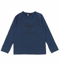 Hummel Blouse - hmlSteen - Ensign Blue w. Logo Hummel Blouse - hmlSteen - Ensign Blue w. Logo
