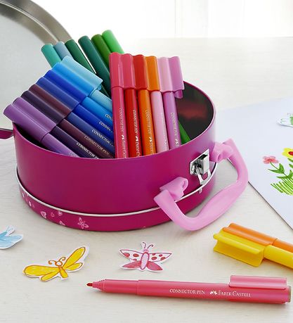 Faber-Castell Markers - Connector - 33 pcs - Butterflies