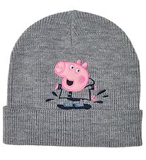 Name It Beanie - NmmPeppapig - Knitted - Grey Melange Name It Beanie - NmmPeppapig - Knitted - Grey Melange