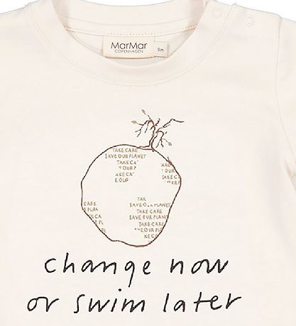 MarMar T-Shirt - Wohltätigkeitsorganisation - Off White m. Print