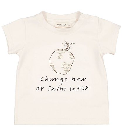 MarMar T-Shirt - Wohltätigkeitsorganisation - Off White m. Print