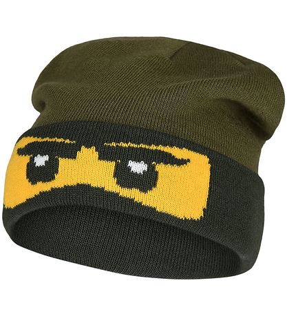 LEGO® Ninjago Knitted Beanie - LWAntony - Dark Khaki