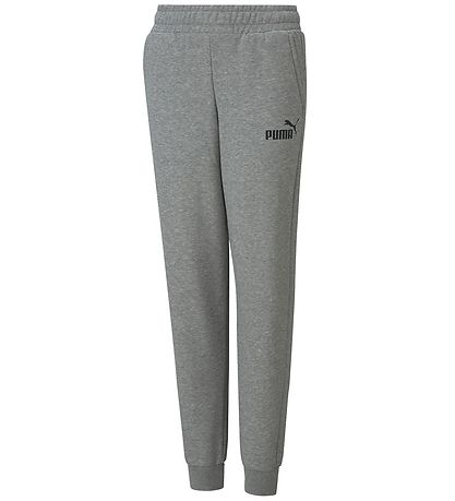 Puma Trousers - Ace Logo - Grey Melange Puma Trousers - Ace Logo - Grey Melange
