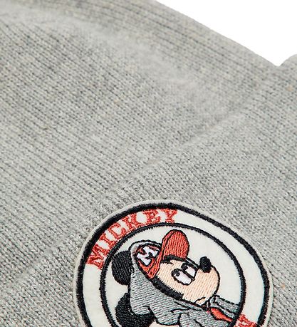 Name It Beanie - NmmMickey - Knitted - Mickey Mouse - Grey Melan Name It Beanie - NmmMickey - Knitted - Mickey Mouse - Grey Melan