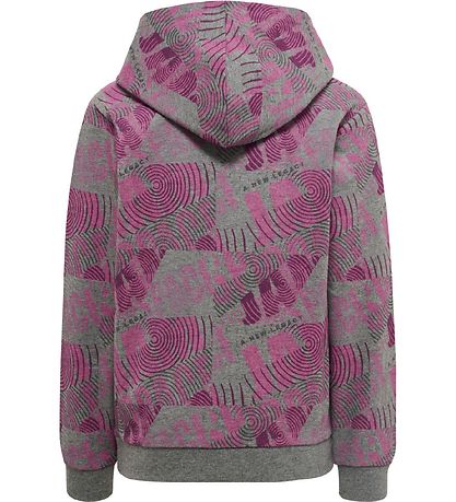 Sweat à Capuche Hummel - hmlSpace Jam Quatre - Gris Chiné/Violet