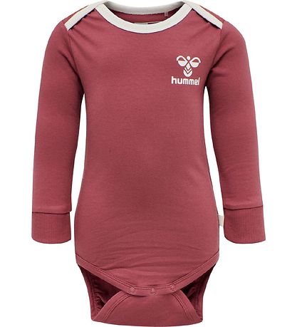 Hummel Bodysuit l/s - hmlMauilino - Dark Pink