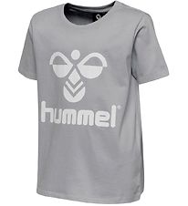 T-Shirt Hummel - hmlTres - Gris Chiné T-Shirt Hummel - hmlTres - Gris Chiné