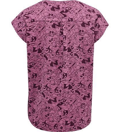 Hummel T-shirt - hmlSpace Jam Diez - Purple w. Bordeaux Hummel T-shirt - hmlSpace Jam Diez - Purple w. Bordeaux