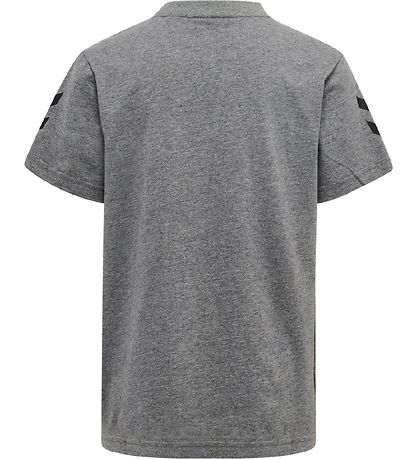 T-Shirt Hummel - hmlSpace Jam Soixante - Gris Chiné av. Imprimé T-Shirt Hummel - hmlSpace Jam Soixante - Gris Chiné av. Imprimé