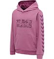 Hummel Hoodie - hmlSpace Jam Cuatro - Purple w. Print