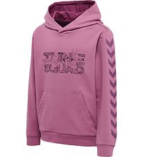 Hummel Hoodie - hmlSpace Jam Cuatro - Purple w. Print