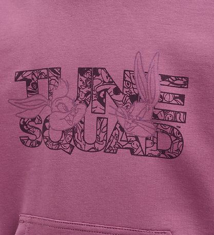 Hummel Hoodie - hmlSpace Jam Cuatro - Purple w. Print
