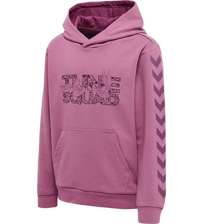 Hummel Hoodie - hmlSpace Jam Cuatro - Purple w. Print