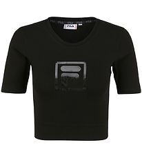 Fila T-Shirt - Pegeen - Cropped - Black Fila T-Shirt - Pegeen - Cropped - Black