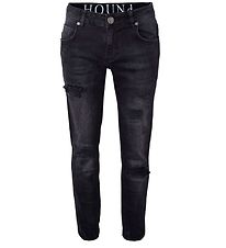 Jeans Hound - Large - Détruit Black Denim Jeans Hound - Large - Détruit Black Denim