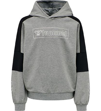 Hummel Kapuzenpullover - hmlBoxline - Grau Meliert