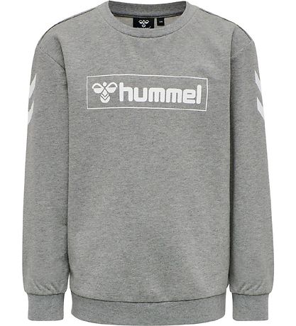 Hummel Sweatshirt - hmlBox - Grey Melange Hummel Sweatshirt - hmlBox - Grey Melange