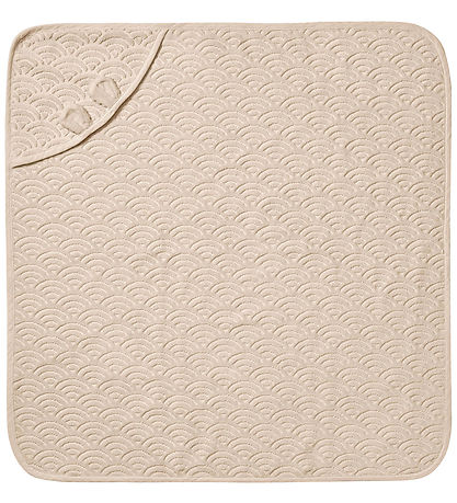 Cam Cam Babyhandduk - 80x80 cm - Mandelfärgade m. Öron Cam Cam Babyhandduk - 80x80 cm - Mandelfärgade m. Öron