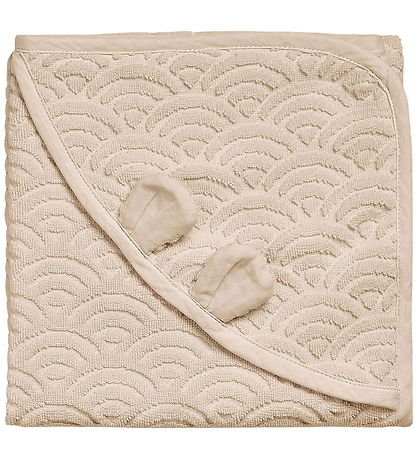 Cam Cam Babyhandduk - 80x80 cm - Mandelfärgade m. Öron Cam Cam Babyhandduk - 80x80 cm - Mandelfärgade m. Öron