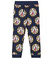 Stella McCartney Kids Joggingbuxur - Borða My Dust - Blár