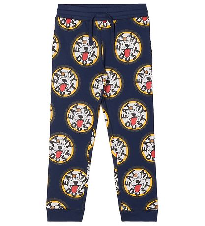 Stella McCartney Kids Sweatpants - Eat My Dust - Blue