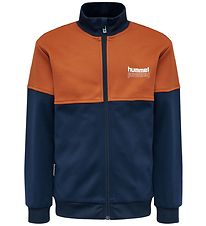 Hummel Cardigan - hmlJay - Navy/Orange
