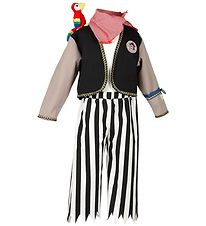 Souza Costume - Pirate w. Parrot - Black Souza Costume - Pirate w. Parrot - Black