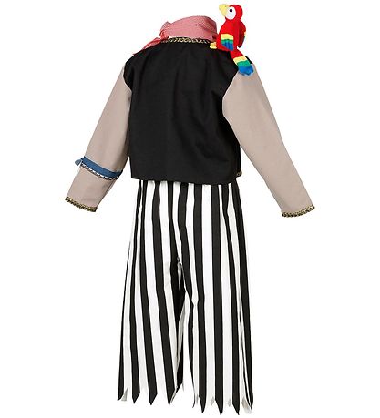 Souza Costume - Pirate w. Parrot - Black Souza Costume - Pirate w. Parrot - Black