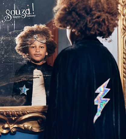Souza Costume - Cloak - Super Hero - Black