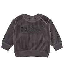 Petit by Sofie Schnoor Sweatshirt - Fluweel - Dark Grey Melange Petit by Sofie Schnoor Sweatshirt - Fluweel - Dark Grey Melange