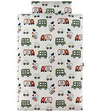 Nørgaard Madsens Bedding - Junior - White w. Work Machines