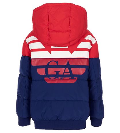 Emporio Armani Puffer Jacket - Blue/Red
