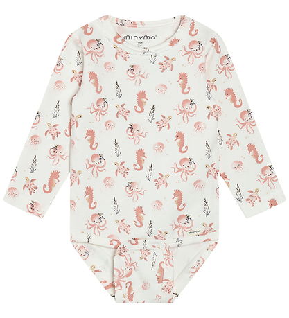 Minymo Romper l/s - Vanilla Ice