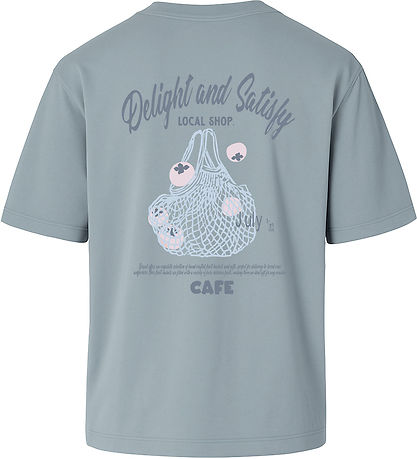 Grunt T-shirt - GrAlva - Grå m. Tryck
