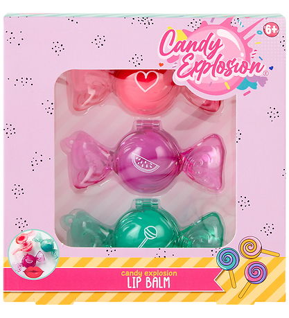 Create It Lip Balms - Candy Explosion - Candy Toffee - 3-pack
