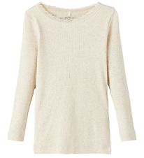 Name It Blouse - Rib - Noos - NmfKab - Peyote Melange Name It Blouse - Rib - Noos - NmfKab - Peyote Melange