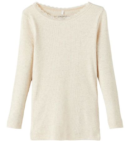 Name It Blouse - Rib - Noos - NmfKab - Peyote Melange Name It Blouse - Rib - Noos - NmfKab - Peyote Melange
