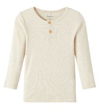 Name It Blouse - Rib - Noos - NmmKab - Peyote Melange Name It Blouse - Rib - Noos - NmmKab - Peyote Melange